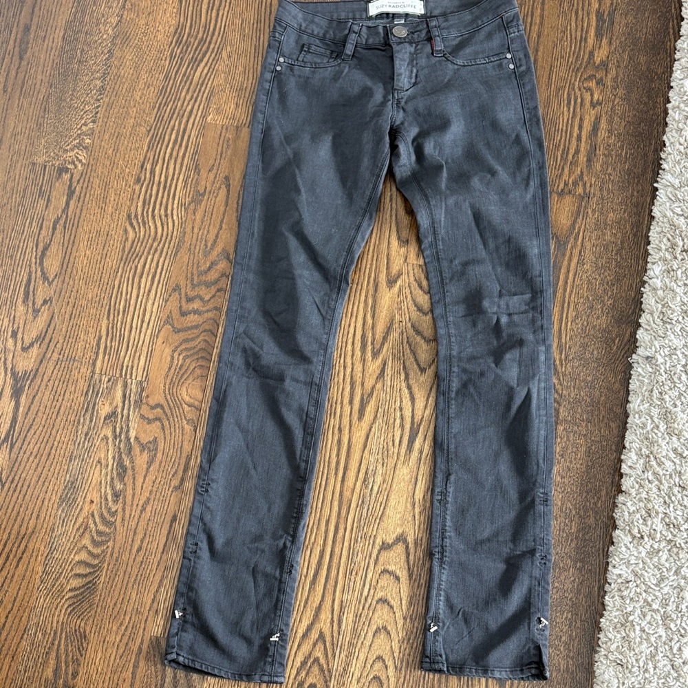 Stylish Dark Gray Denim Pants
